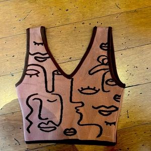 Chocolate Chip Crop sweater